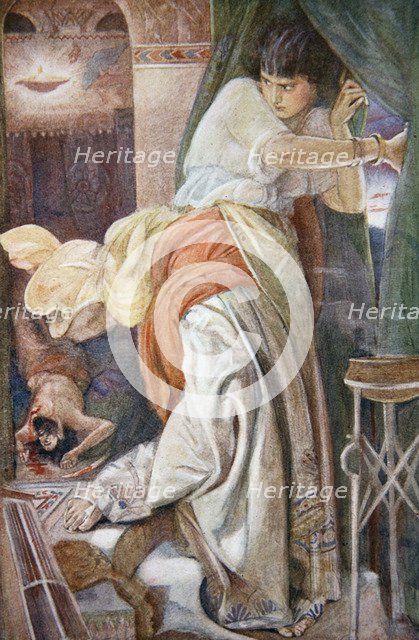 'The Murder of Setapo', 1916.  Artist: Evelyn Paul