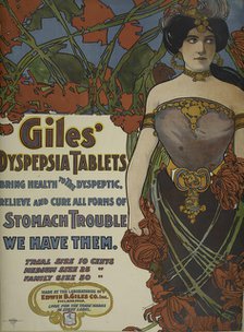 Giles' dyspepsia tablets, c1895 - 1917. Creator: Unknown.