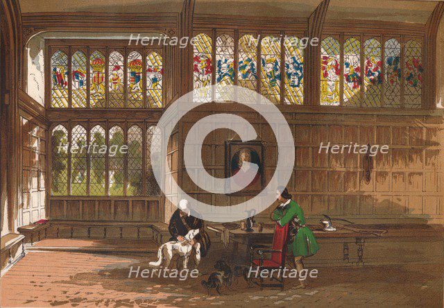 'Hall at Ockwells, Berkshire', 1845. Artist: Unknown.