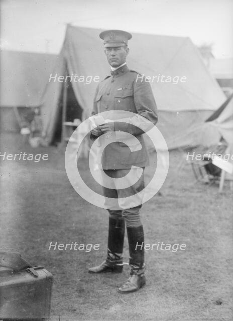 Plattsburg Reserve Officers Training Camp - U.S. Army Officer, 1916. Creator: Harris & Ewing.