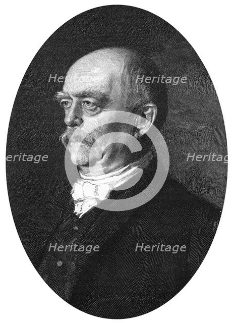 Otto von Bismarck, Duke of Lauenburg, German statesman, (1900). Artist: Unknown