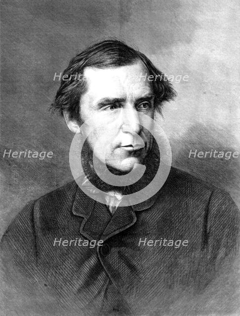 Mr J. A. Froude, the historian, 1871. Creator: Unknown.