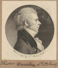 Oliver Ormsby, 1801. Creator: Charles Balthazar Julien Févret de Saint-Mémin.