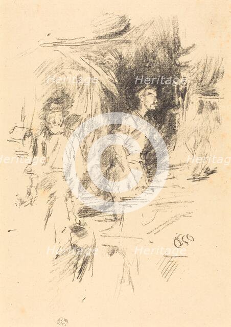 The Old Smith's Story, 1895. Creator: James Abbott McNeill Whistler.