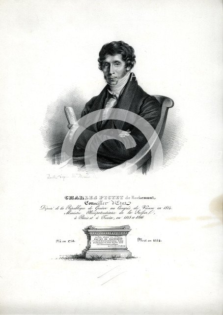 Portrait of Charles Pictet de Rochemont (1755-1824).
