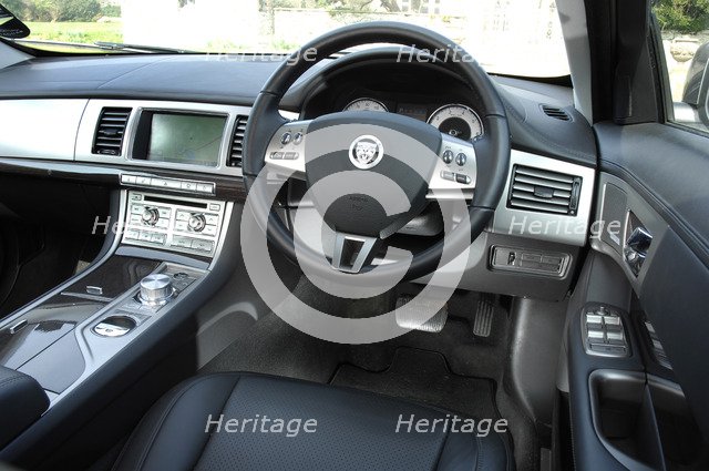 2008 Jaguar XF SV8 interior Artist: Unknown.