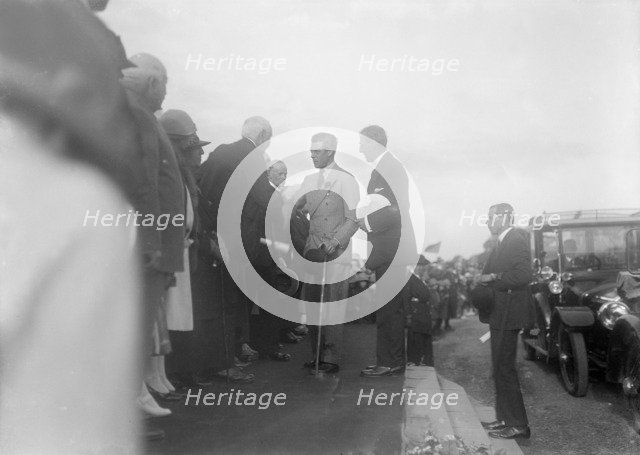 The Prince of Wales on a tour of the Isle of Wight, 1926. Creator: Kirk & Sons of Cowes.