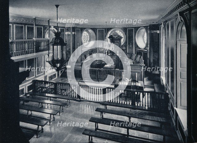 'The General Court at the Capitol of Williamsburg', c1938. Artist: Unknown.