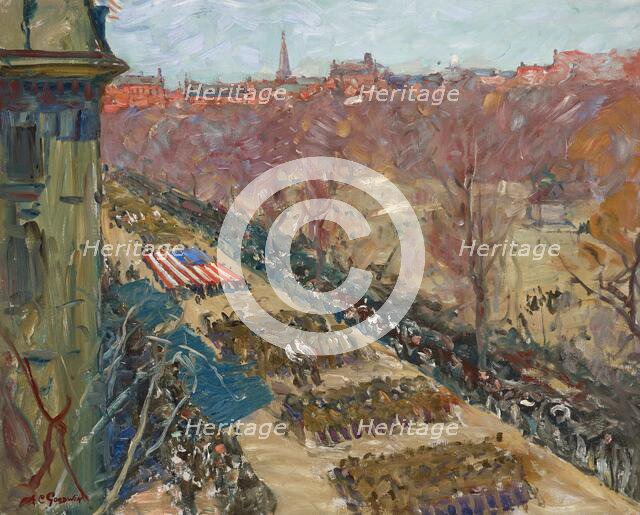 Liberty Loan Parade, 1918. Creator: Arthur Clifton Goodwin.