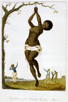 'Flagellation of a Female Samboe Slave', 1793. Artist: William Blake