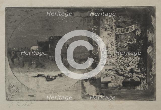 The Castle of the Owls, 1887. Creator: Félix Hilaire Buhot (French, 1847-1898).