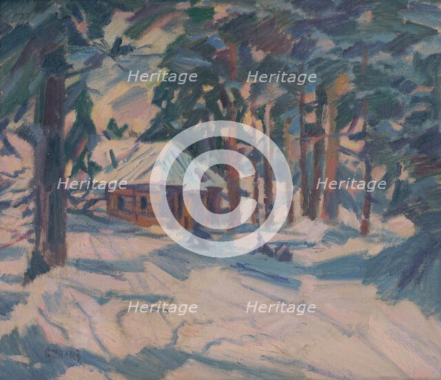 Winter Mood, around 1935-1940. Creator: Gustav Mally.