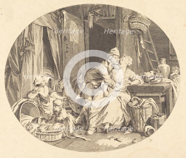 La Félicité villageoise, 1784. Creator: Nicolas Delaunay.