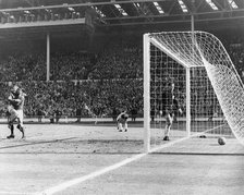 England's fourth goal during the 1966 World Cup final, Wembley Stadium, 1966. Artist: Unknown
