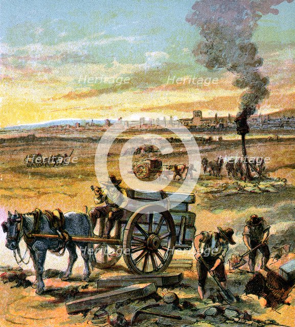 The Great Plague of 1665, (c1850). Artist: Unknown