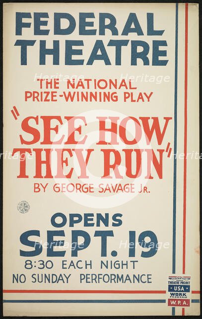 See How They Run, Seattle, 1938. Creator: Unknown.