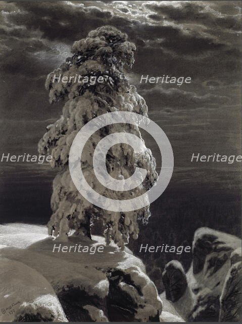 In the wilds of the North, 1890. Creator: Shishkin, Ivan Ivanovich (1832-1898).