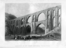 'Aqueduct of the Greek Emperors, near Pyrgo', Turkey, 1886.Artist: R Wallis