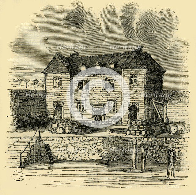 'The Custom House - Time of Elizabeth', (c1872). Creator: Unknown.