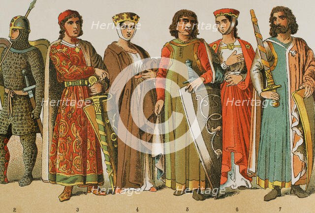 Holy Roman Empire, 1000-1100, (1884).  Creator: Unknown.