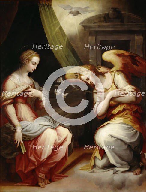 The Annunciation, ca 1565-1570. Creator: Vasari, Giorgio (1511-1574).