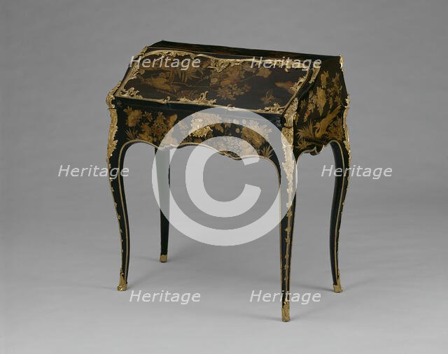 Slant-Front Desk, France, 1745/49. Creator: Jacques Dubois.
