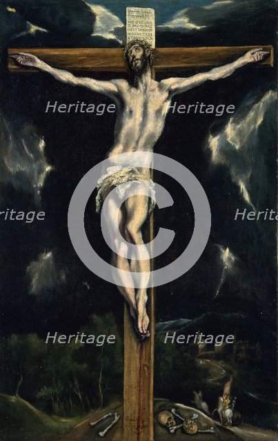 Christ on the Cross. Artist: El Greco, Dominico (1541-1614)