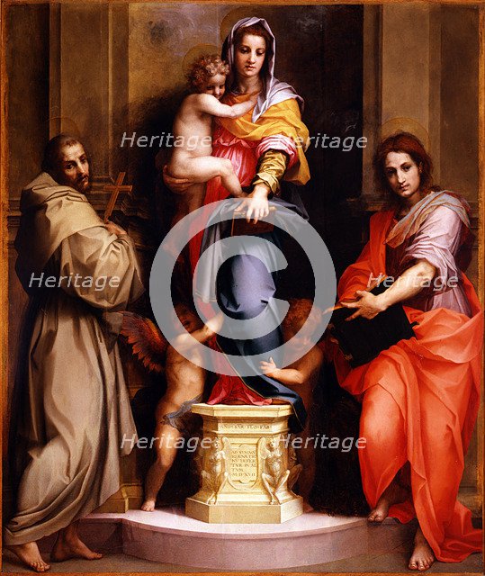 Madonna of the Harpies (Madonna delle Arpie), 1517. Artist: Andrea del Sarto (1486-1531)