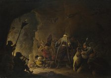 The Rich Man being led to Hell, c. 1647-1648. Artist: Teniers, David, the Younger (1610-1690)