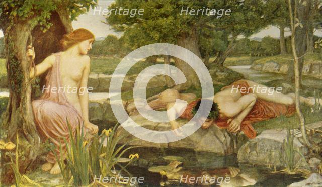 'Echo and Narcissus', 1903, (c1915). Creator: John William Waterhouse.