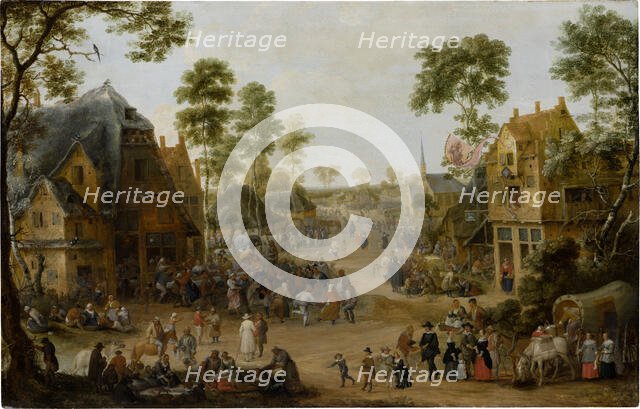 Village Church Festival, c1645. Creator: Pieter Bruegel the Elder.