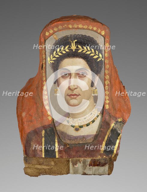 Mummy Portrait of a Woman, A.D. 100. Creator: Isidora Master.