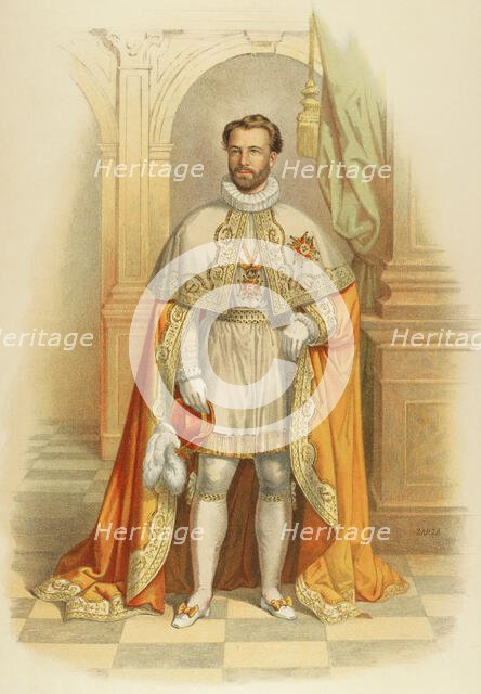 Knight Commander of the Royal Order of Isabella the Catholic, 1865.  Creator: Unknown.