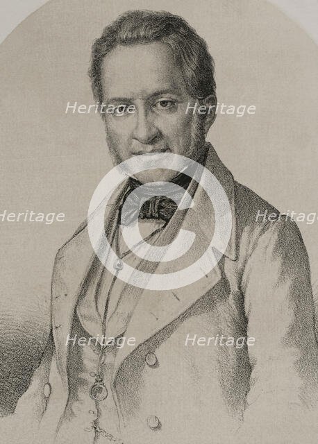 Agustín Argüelles (1776-1844), Spanish politician and diplomat, 1870. Creator: Jose Cuevas.