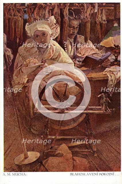 'Blessed are the Meek for They Shall Inherit the Earth', 1906. Artist: Alphonse Mucha