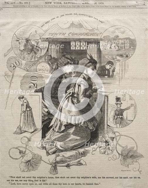 Tenth Commandment, 1870. Creator: Winslow Homer (American, 1836-1910).