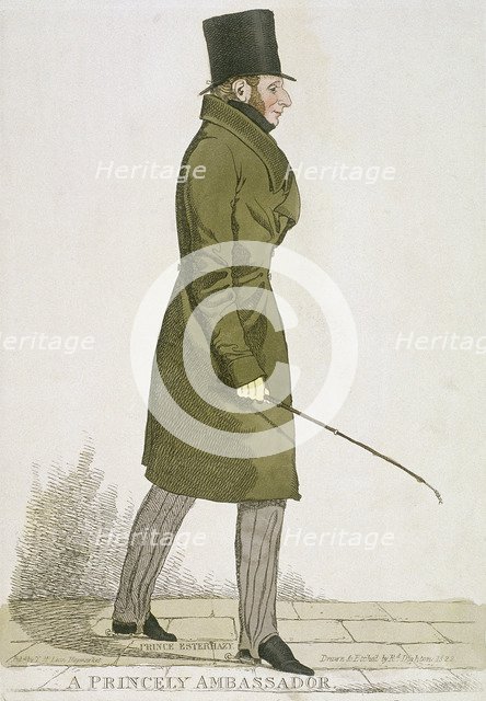 'A Princely Ambassador', 1822. Artist: Richard Dighton