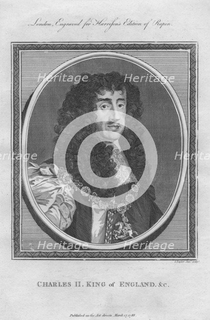 King Charles II, 1788.  Artist: Anon.