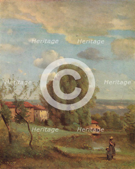 'Dardagny', c1855. Artist: Jean-Baptiste-Camille Corot.