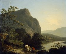 'Classical Landscape with a Lake', 1788. Artist: Richard Corbould.