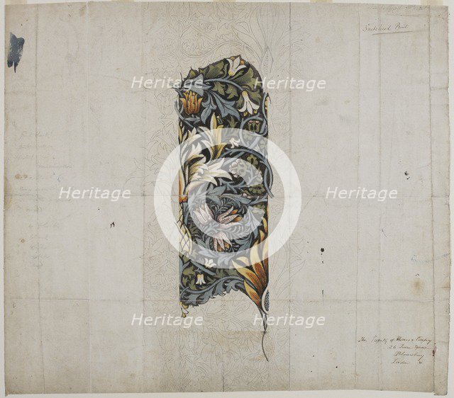 'Design for snakehead', 1876. Artist: William Morris.