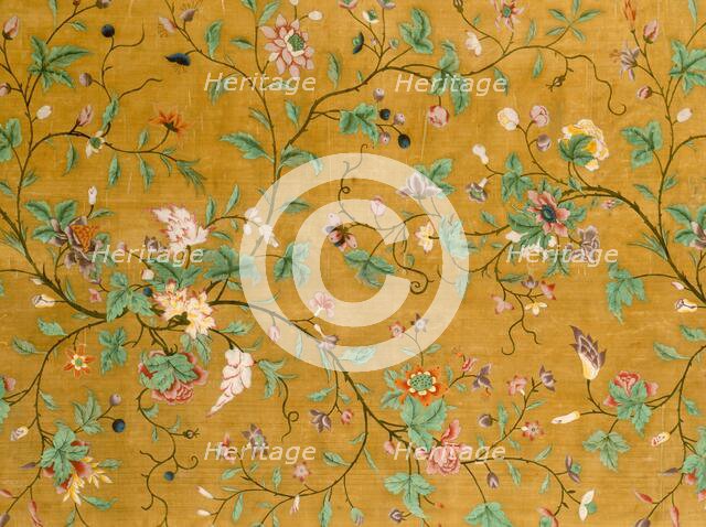 Painted Silk for the European Market, about 1770. Creator: Unknown.