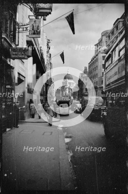 Fleet Street, City of London, c1955-c1980. Creator: Ursula Clark.