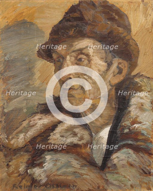 Farmer from Nordingrå, 1917. Creator: Helmer Osslund.