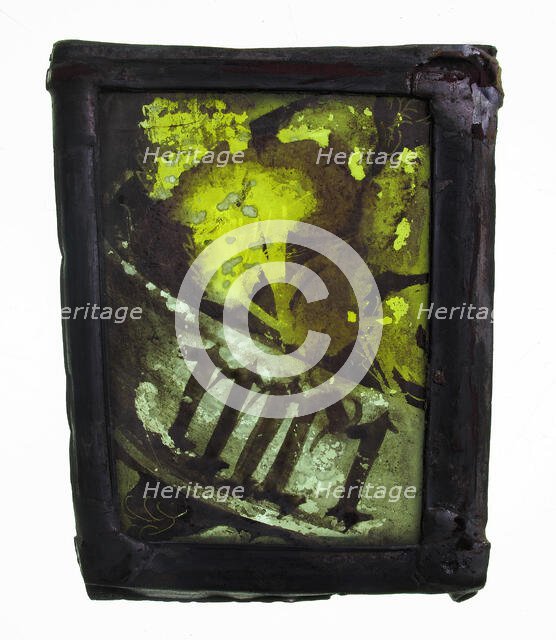 Glass Fragment, European, late 15th century. Creator: Unknown.