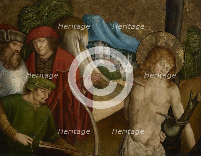 Martyrdom of Saint Sebastian, between 1500-1510. Creator: Master of Sigmaringen.