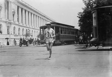 Elphinstone Winning Washington marathon, 1911. Creator: Bain News Service.