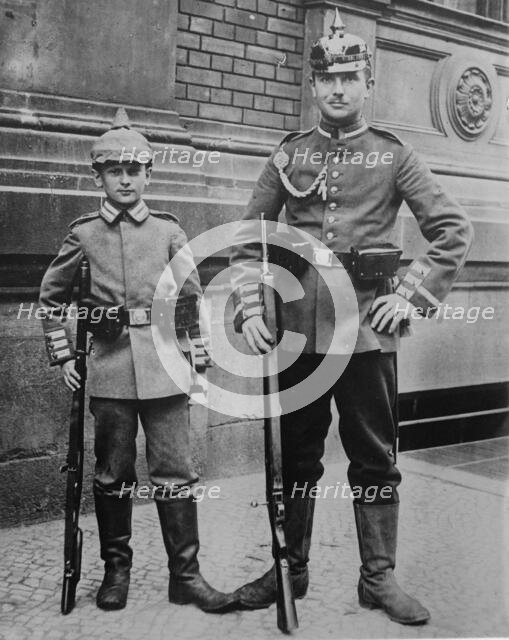 Hans von Minning, 15 years, mascot of German Reg't, between c1914 and c1915. Creator: Bain News Service.