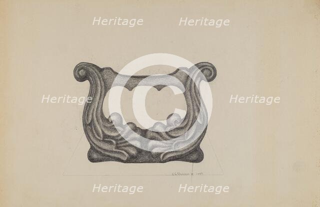 Foot Scraper, 1937. Creator: Austin L. Davison.