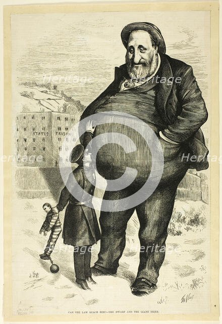 Can the Law Reach Him?, n.d. Creator: Thomas Nast.